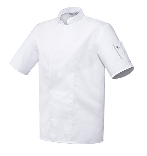 Kitel, krótki rękaw, rozmiar XXXL, biały | ROBUR, Nero