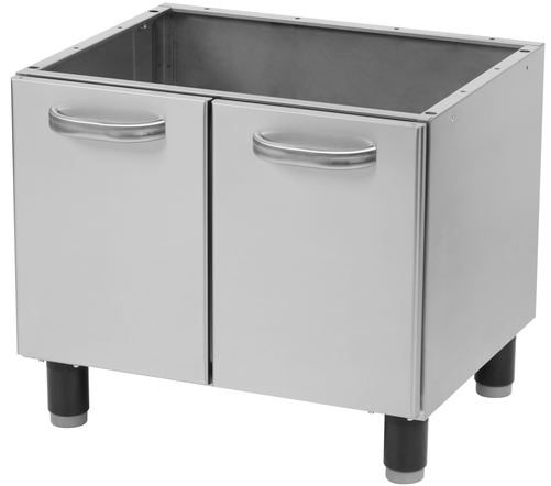 Podstawa zamknięta z drzwiami, 660x510x570, inox | REDFOX, Linia 600, PD60L