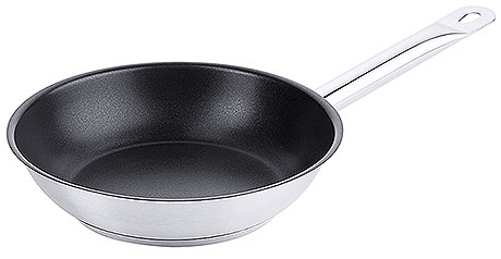 Patelnia do smażenia ze stali nierdzewnej z powłoką PTFE, o średnicy 280 mm | CONTACTO, 2213/280