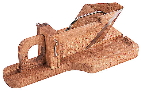 Krajalnica do kiełbasek w bukowej ramie, 280x155x100 mm | CONTACTO, 3327/280