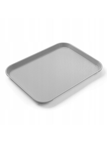 Taca z polipropylenu Fast Food, 265x345 mm, szara | HENDI, 878705