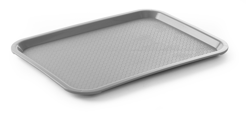 Taca z polipropylenu Fast Food, 265x345 mm, szara | HENDI, 878705