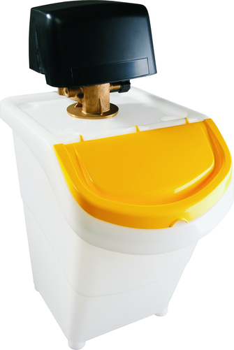 Zmiękczacz automatyczny do gorącej wody, regeneracja czasowa, obsługa kilku urządzeń równocześnie | MIJAR, Pluton B65 Hot