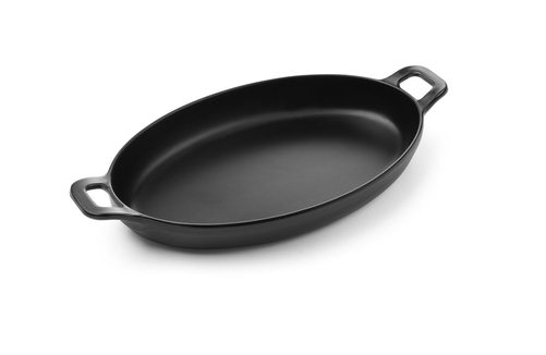 Rondelek owalny 263x140x37 mm, czarny | HENDI, Little Chef Mini