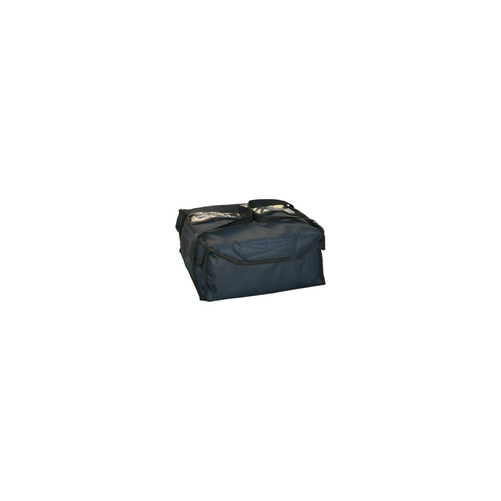 Torba na zupki na 18 pudełek 0,3 l, z kodury, czarna z czerwoną lamówką | FURMIS, ZUPKI-18