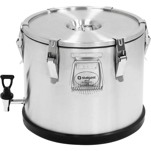 Termos stalowy z kranem 25 l | STALGAST, 052254