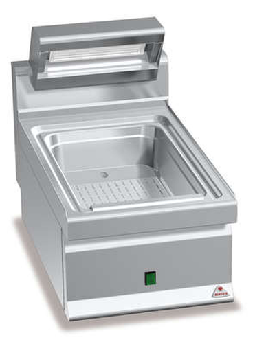 Podgrzewacz do frytek elektryczny, GN 1/1, nastawny, 1,1 kW, 400x700x290 mm | BERTO'S, Macros 700, Constant, E7SP-4B