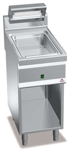 Podgrzewacz do frytek elektryczny, GN 1/1, wolnostojący, 1,1 kW, 400x700x900 mm | BERTO'S, Macros 700, Constant, E7SP-4M