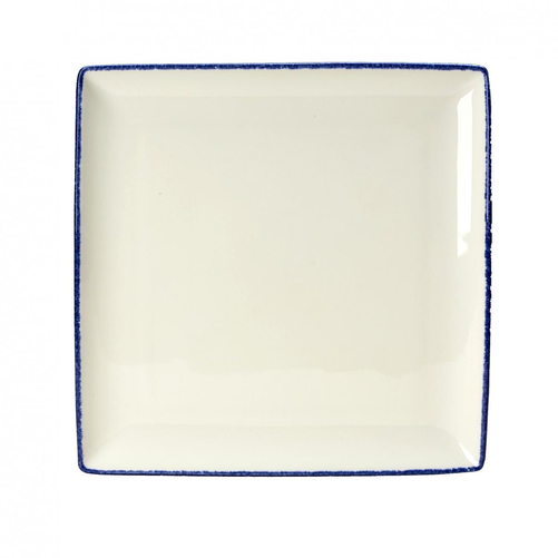 Talerz kwadratowy 270x270 mm | STEELITE, Blue Dapple