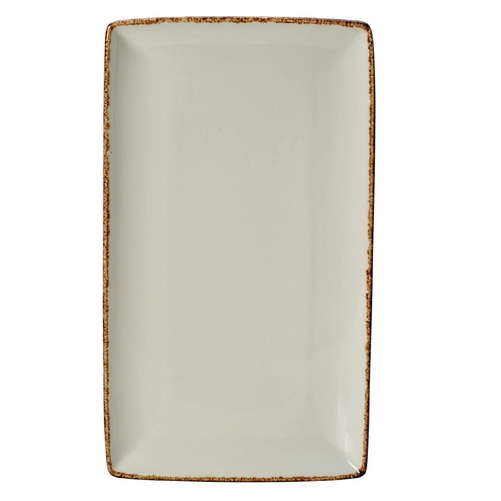 Talerz prostokątny 330x190 mm | STEELITE, Brown Dapple