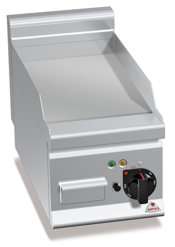 Płyta grillowa, elektryczna, ze stali nierdzewnej, gładka, nastawna, 4 kW, 300x600x290 mm | BERTO'S, Plus 600, Powered Multipan, E6FL3BP