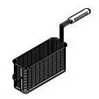 Kosz do urządzenia do gotowania makaronu i pierogów: 21221200, 100x292x158 mm | BERTO'S, 22618000