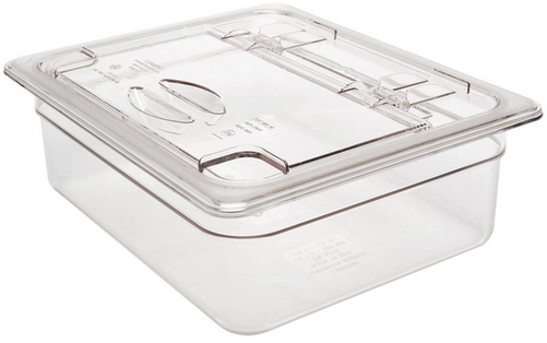 Pokrywa uchylna z otworem FlipLid do pojemnika GN 1/6, przeźroczysta | CAMBRO, Camwear