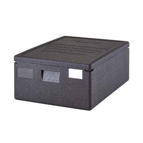 Pojemnik transportowy piekarniczy 53 l, ładowany od góry, głębokość 200 mm, 490x690x270 mm, czarny | CAMBRO, GoBox