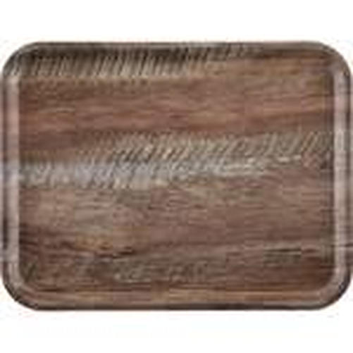 Taca laminowana prostokątna 350x240 mm, ciemny dąb | CAMBRO, Madeira