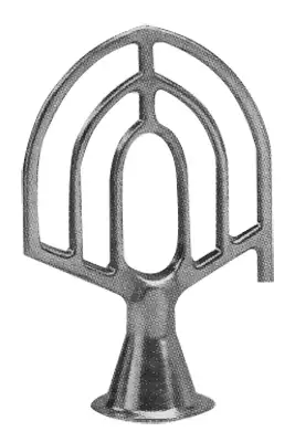 Mieszadło do miksera, srebrne | RMGASTRO, 3113