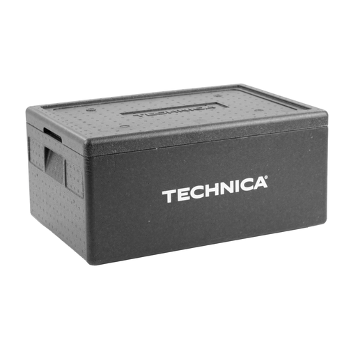 Pojemnik termoizolacyjny GN 1/1, głębokość 233 mm, 40 l, 600x400x283 mm z pokrywą, ładowany od góry | TECHNICA, Silver Line