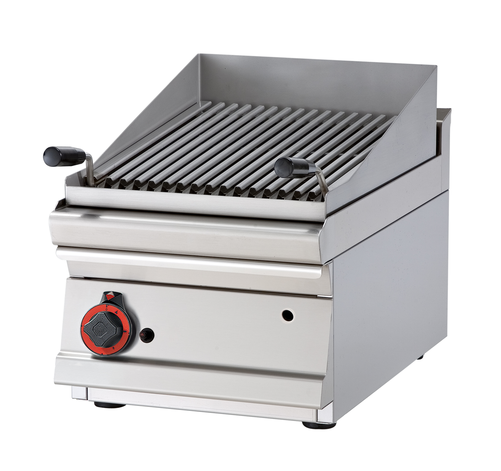Grill lawowy gazowy top, 5,8 kW, 400x600x280 mm, inox | RMGASTRO, CWT-64 G