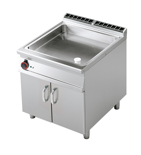 Patelnia multifunkcyjna elektryczna, 10,4 kW, 40 l, 800x900x900 mm, inox | RMGASTRO, BRF-98 ET