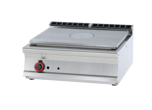 Kuchnia żeliwna gazowa 1-palnikowa top, 12 kW, 800x700x280 mm, inox | RMGASTRO, TPT-78 G