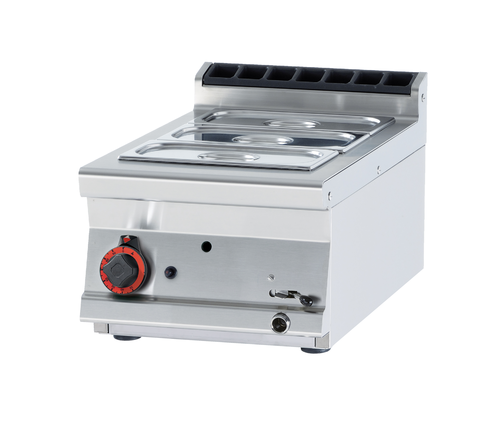 Bemar gazowy 1-komorowy GN 1/1, 3,5 kW, 400x700x280 mm | RMGASTRO, BMT-74 G
