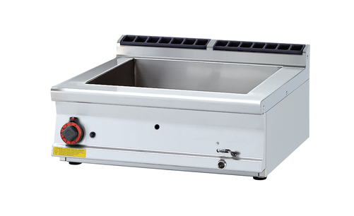 Bemar gazowy 1-komorowy GN 2/1, 6,5 kW, 800x700x280 mm | RMGASTRO, BMT-78 G