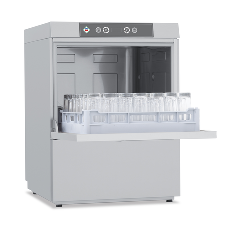 Zmywarka do naczyń i szkła, sterowanie elektroniczne, kosz 500x500 mm, 7,9 kW, 600x600x820 mm | RMGASTRO, NT52T