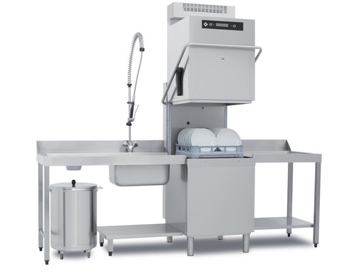 Zmywarka kapturowa, sterowanie elektroniczne, rekuperacja, kosz 500x500 mm, 10,2 kW, 721x836x2265 mm | RMGASTRO, TT112 REC ABT