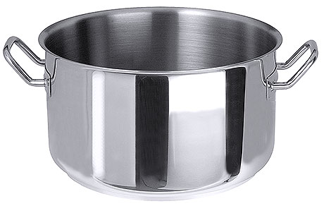 Garnek niski ze stali nierdzewnej bez pokrywy, o średnicy 180 mm, 3 l | CONTACTO, Seria 2000