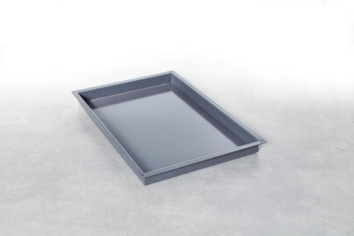 Pojemnik emaliowany w marmurek, norma piekarnicza, 600x400x40 mm | RATIONAL, 6014.1004