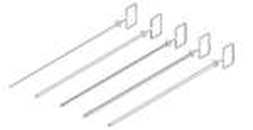 3x sztyca do grilla i Tandoori, okrągła, do 1/1 GN, 530x5 mm | RATIONAL, 60.72.416