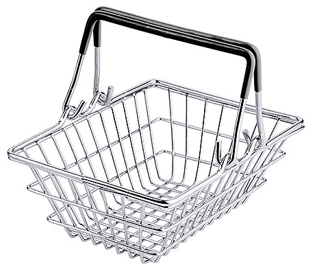 Mini koszyk do druciany do serwowania potraw 140x100x50 mm | CONTACTO, 1176/145