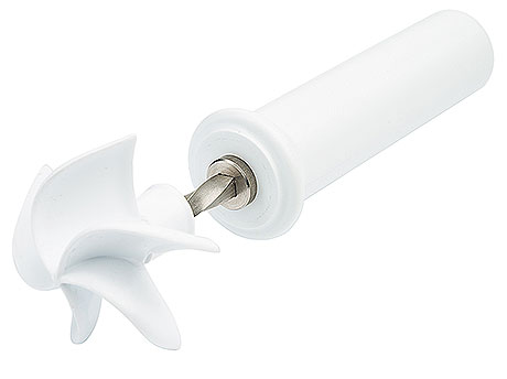 Pieczęć, znacznik chleba z białego plastiku o średnicy 65 mm | CONTACTO, 4088/200