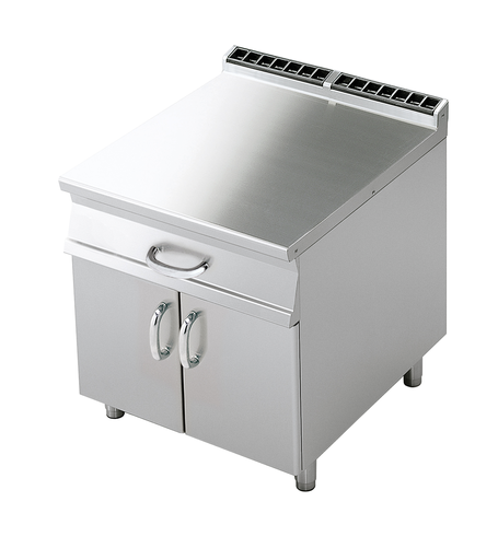 Płyta robocza z szufladą 2x GN 1/1, 800x900x900 mm, inox | RMGASTRO, PL-98