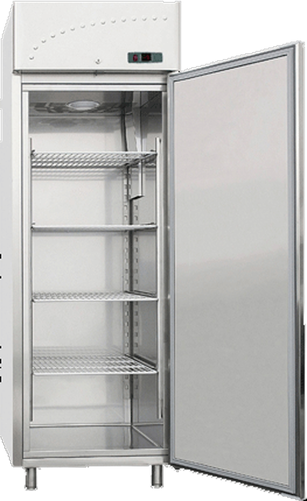 Szafa chłodnicza 1-drzwiowa, 4x GN 2/1, 650 l, 0,43 kW, 710x800x2000 mm, inox | RMGASTRO, LS-70
