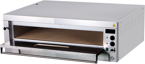 Piec elektryczny do pizzy 1-komorowy, drzwi przeszklone, 9x pizza 330 mm, 12 kW, 1313x1253x412 mm | RMGASTRO, P-9