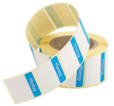 Etykiety HACCP, niebieskie | CONTACTO, 4371/051