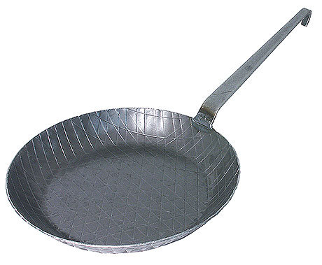 Patelnia głęboka do smażenia/serwowania kuta, o średnicy 240 mm | CONTACTO, 5250/240