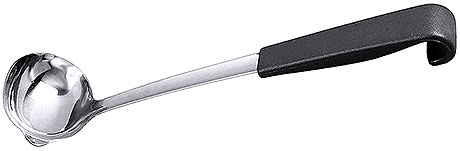 Chochla do zup ze stali nierdzewnej, 0,03 l, o długości 280 mm | CONTACTO, 8942/280