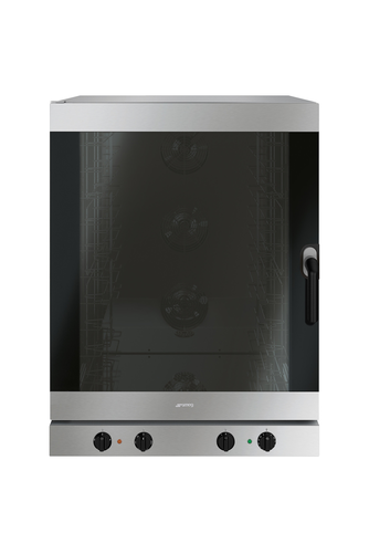 Piec konwekcyjny, elektromechaniczny, lewy zawias, z nawilżaniem, 10x blacha 600x400 mm, 16 kW, 798x757x1100 mm | SMEG, ALFA1035H-2