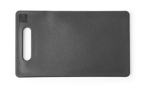 Deska do krojenia uniwersalna z uchwytem 250x150x10 mm, czarna | HENDI, Perfect cut