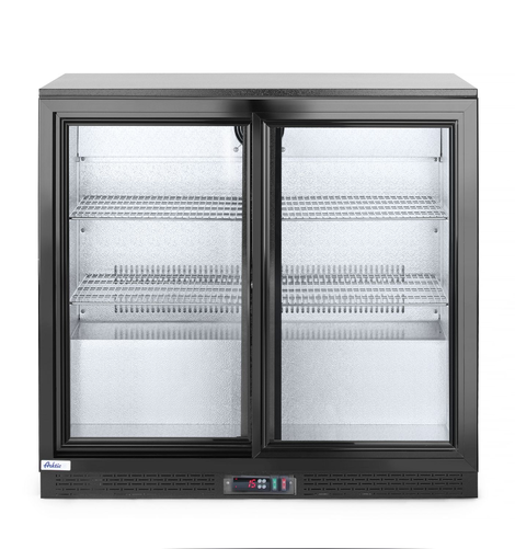 Lodówka na napoje 2-drzwiowa, 228 l, 0,22 kW, 230V, 900x500x900 mm | ARKTIC, 233917