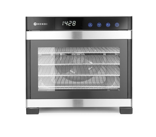 Suszarka do żywności, 6 rusztów, 0,65 kW, 230V, 340x450x311 mm | HENDI, Profi Line