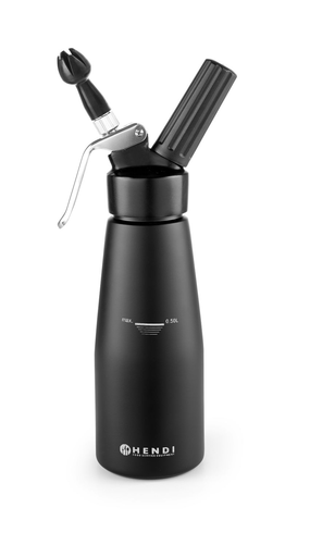 Syfon do bitej śmietany z aluminium 500 ml | HENDI, Kitchen Line
