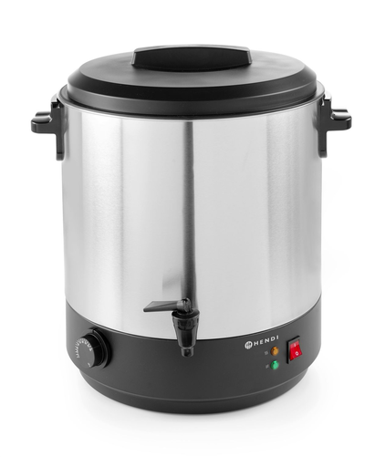 Warnik do wody i grzanego wina 25 l, 2,5 kW, 230V, 447x441x485 mm | HENDI, 240700