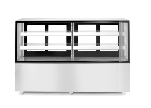 Witryna chłodnicza 2-półkowa, 610 l, 0,5 kW, 230V, 1824x677x1230 mm | ARKTIC, 233467