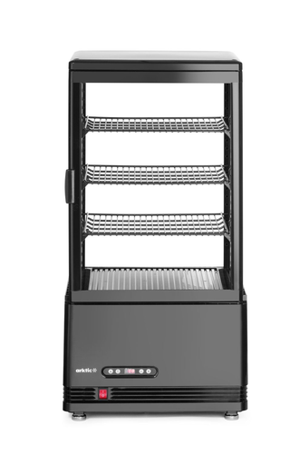 Witryna chłodnicza nastwana, 3-półkowa, 68 l, 0,17 kW, 230V, 444x397x875 mm | ARKTIC, 233238