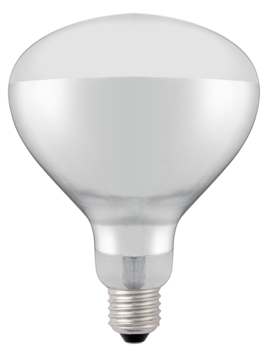 Żarówka grzewcza na podczerwień, 0,25 kW, 230V, ø125x170 mm, biała | HENDI, 919200