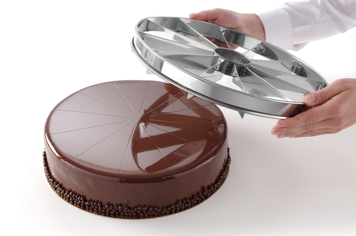 Znacznik do tortów - 12 porcji, o średnicy 320 mm | HENDI, 512517