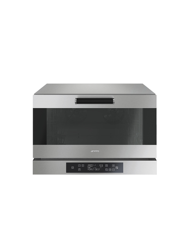 Piec konwekcyjny z nawilżaniem, regulacja prędkości wentylatora, termosonda, 4x blacha 600x400 mm, 6,9 kW, 800x747x563 mm | SMEG, ALFA420EHDS